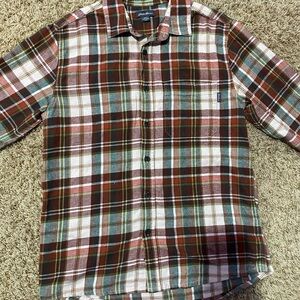 Women’s medium Eddie Bauer red and green flannel